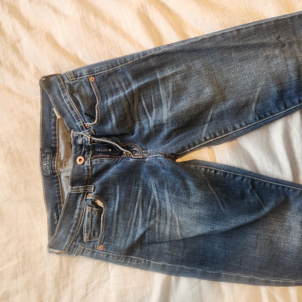 Lucky Brand Women's Straight Leg Jeans - Dark Blue